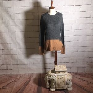 Madewell Colorstep Sweater Modern Wool Alpaca